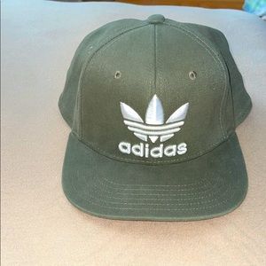 Adidas Flat Brim hat (army green) - BARELY WORN